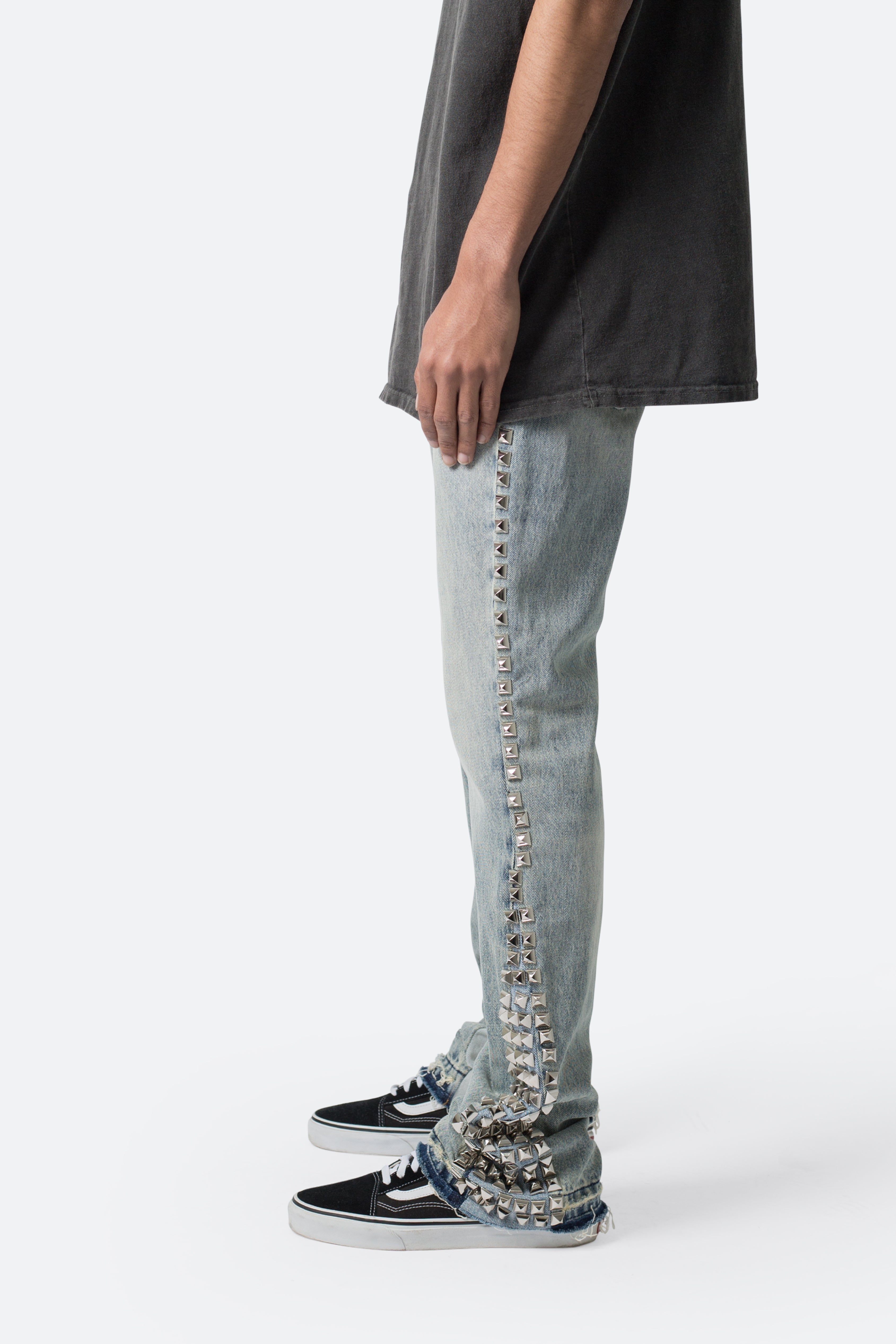 AFB Studs Star Flare Denim M