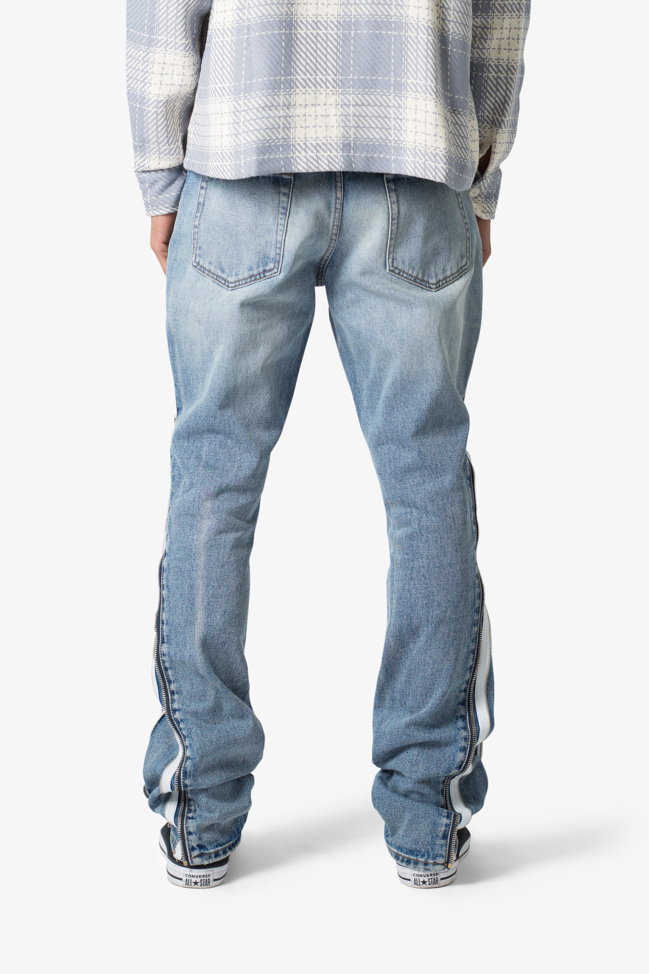 B574-Zipper-Flare-Denim-Blue-8
