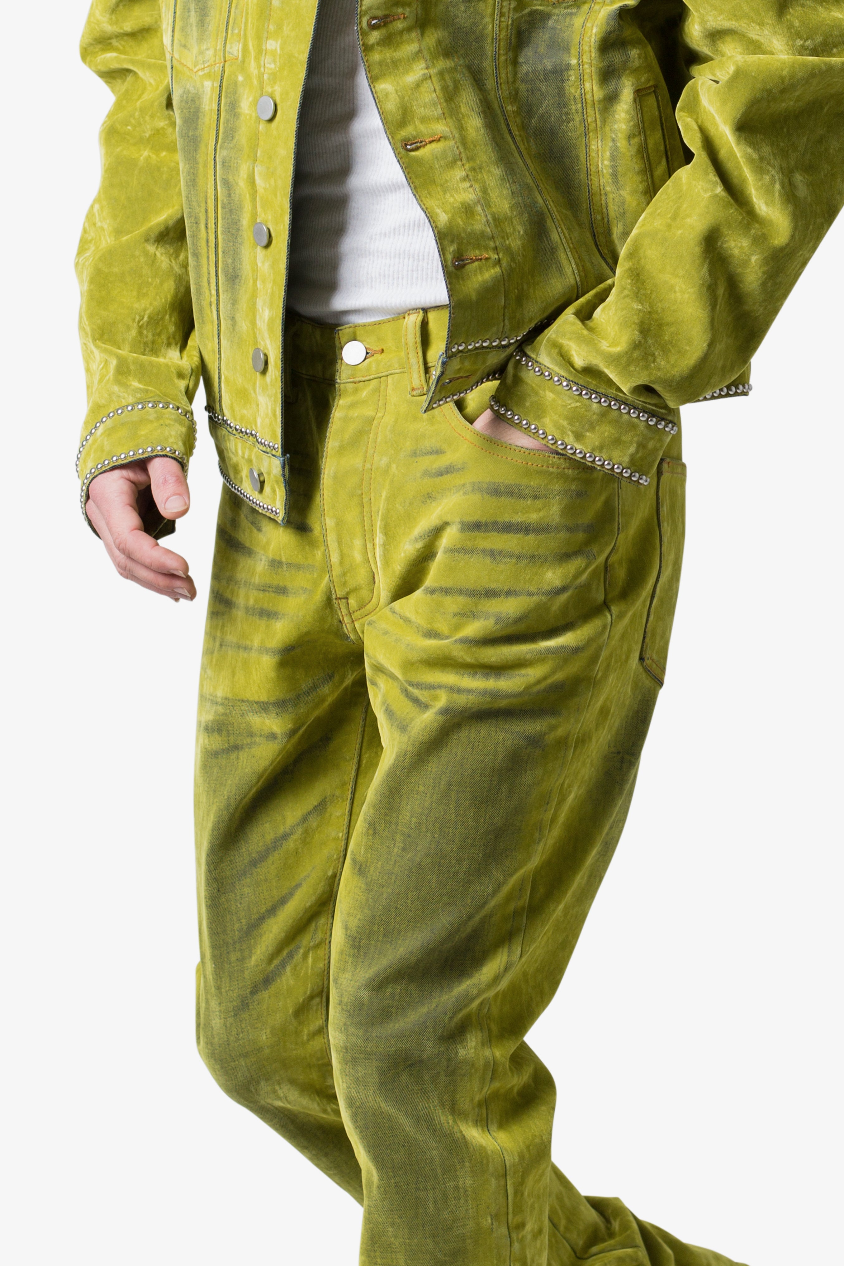 大人気！mnml★B576 ウエスタン フレア デニム B576 Western Flare Denim - Black | mnml | shop now