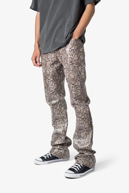 B605 Python Flare Pants - Multi