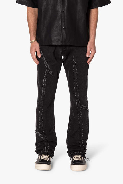 B705 Tear and Repair Denim - Black