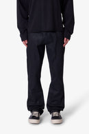 Jean bootcut huilé B731 - Noir