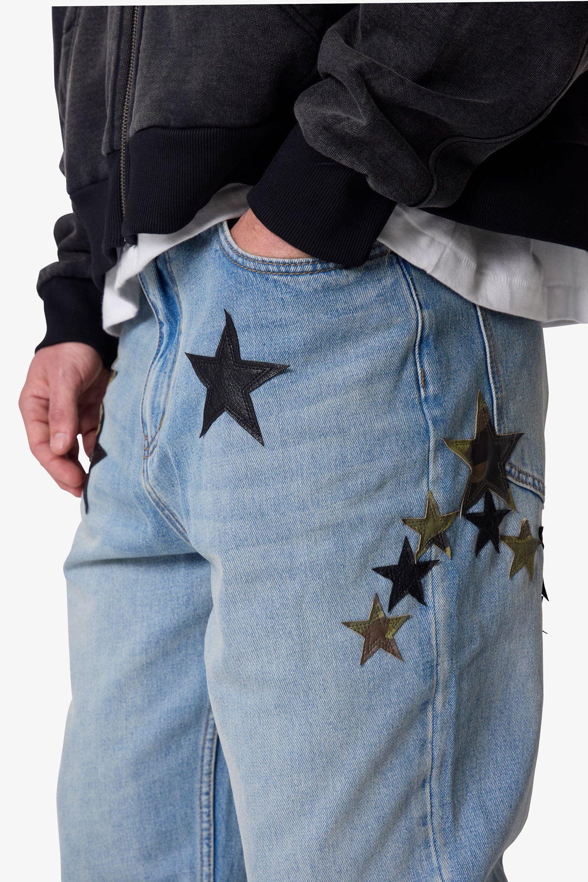 MOUSSY　STAR MARK POJ Moussy - Mv Espanola Wide-Leg Jeans