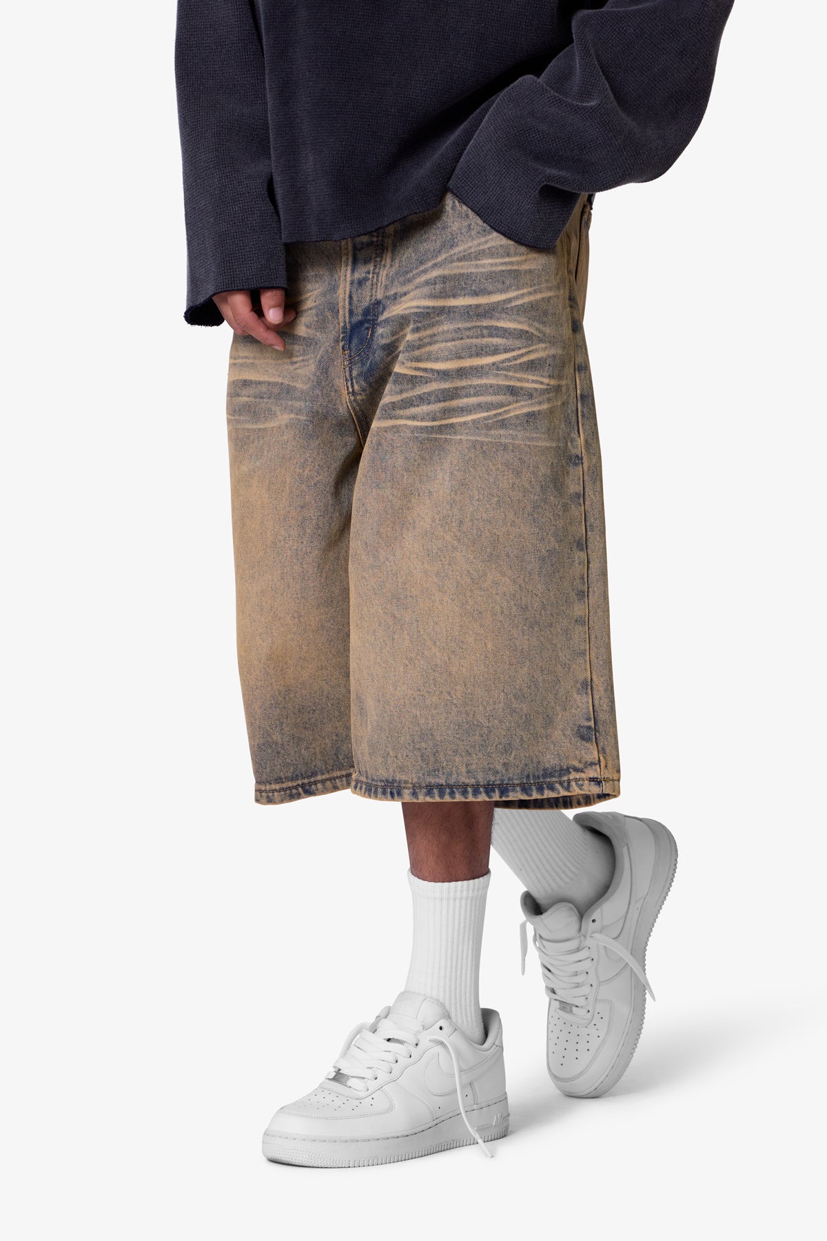 パンツ stone  baggy shorts Baggy-Dust-Stone-Denim-Shorts-