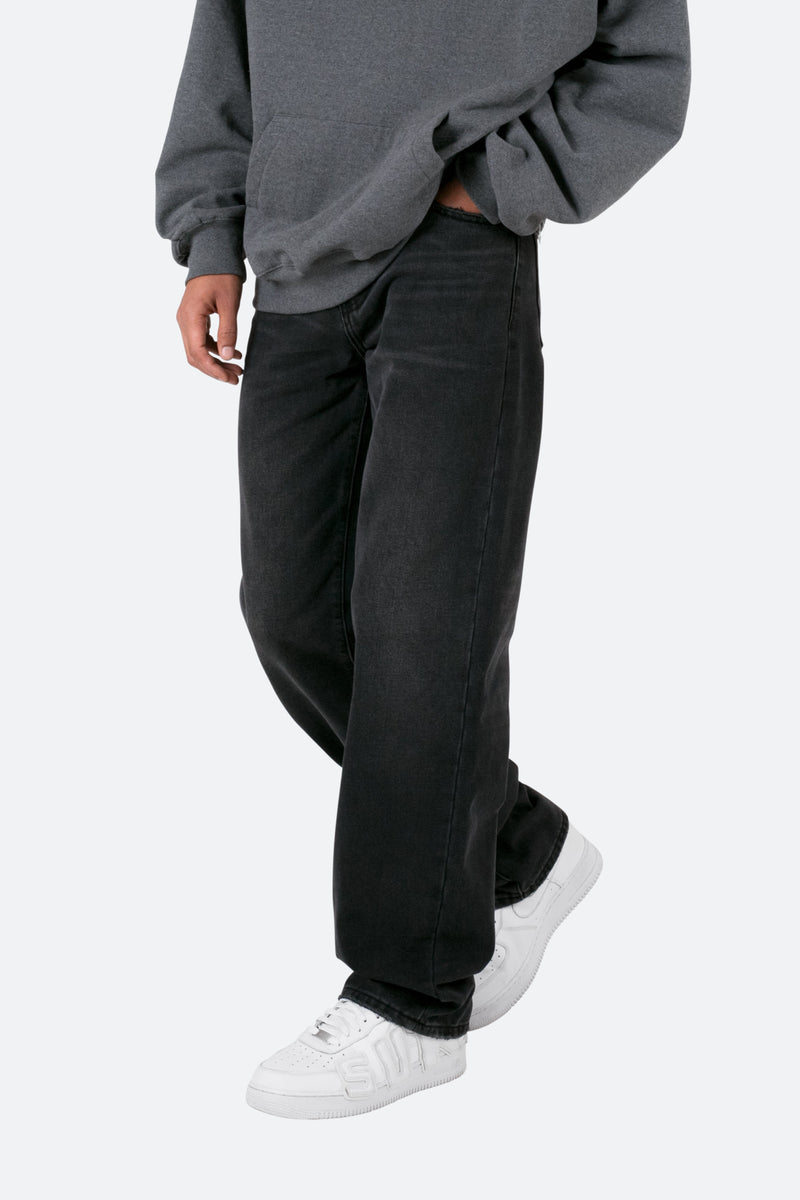 Baggy Every Day Denim - Vintage Black | mnml | shop now