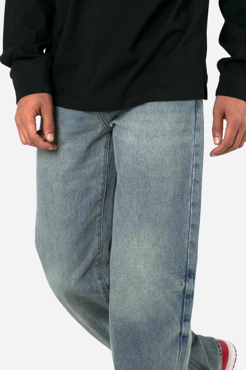 Baggy Every Day Denim - Vintage Blue | mnml | shop now