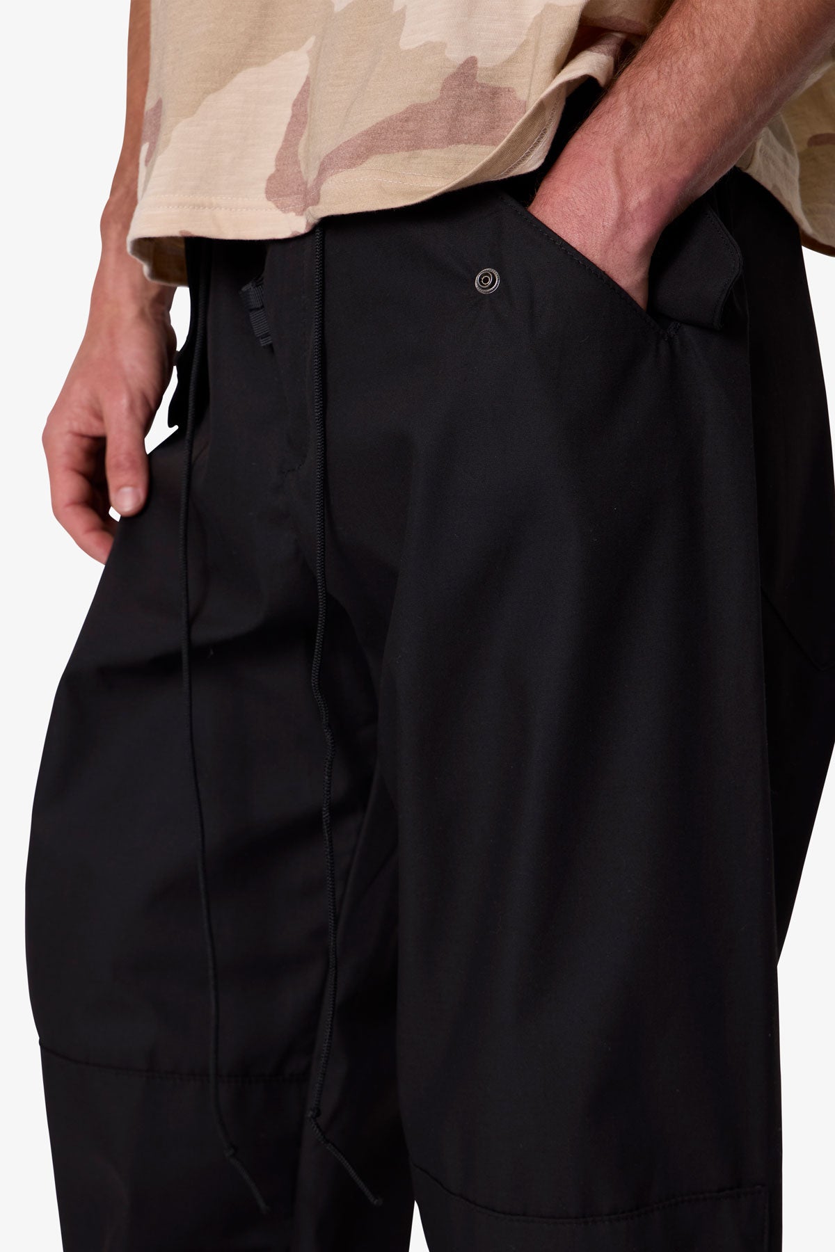 Baggy Military Pants - Black | mnml