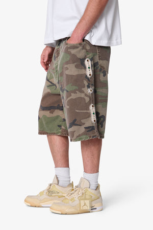 BAGGY MOJAVE CANVAS SHORTS image 4
