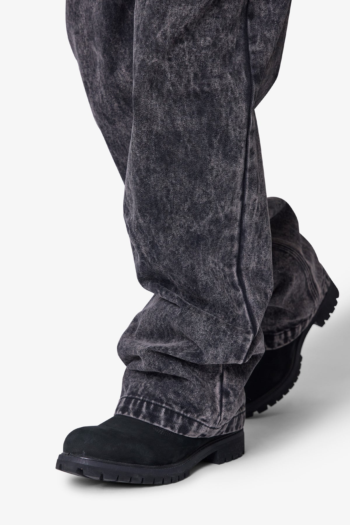 Baggy Moto Denim - Vintage Black | mnml