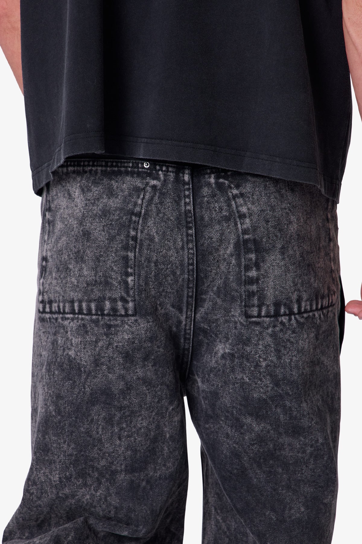 Baggy Moto Denim - Vintage Black | mnml