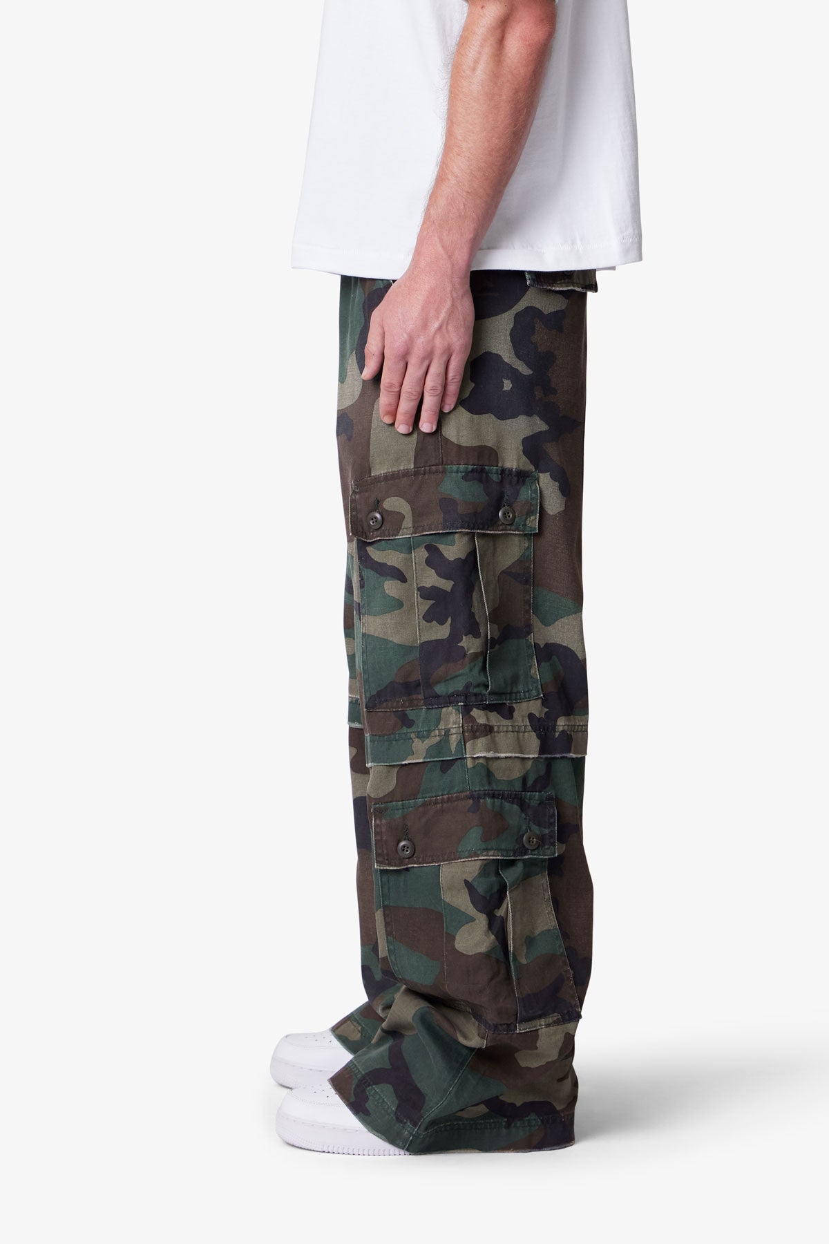 Baggy Rave Cargo Pants - Camo | mnml