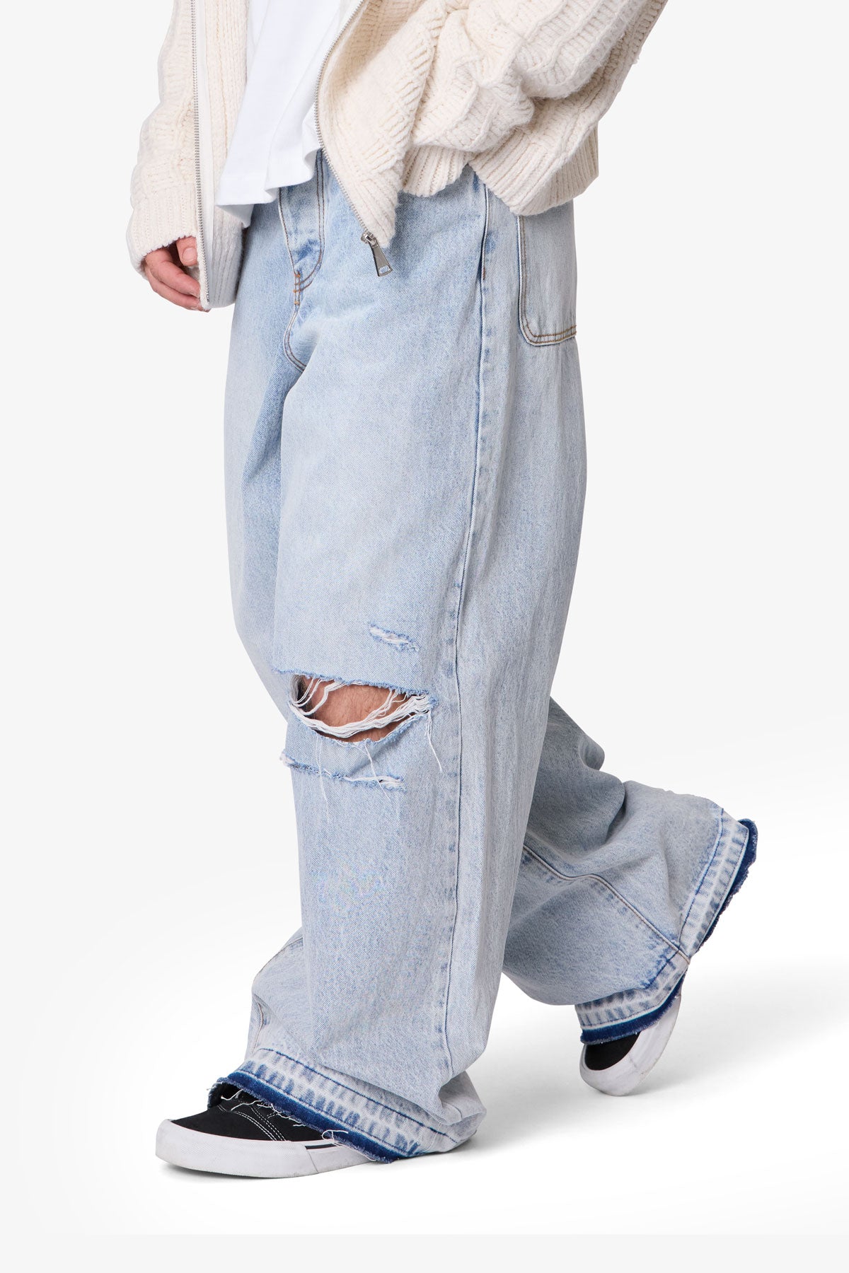 本日限定価格　mnml Baggy Rave Denim Blue Baggy Rave Denim - Light Blue | mnml | shop now