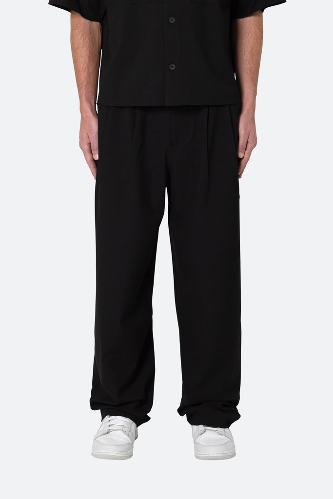 Baggy Trouser Pants - Black | mnml | shop now