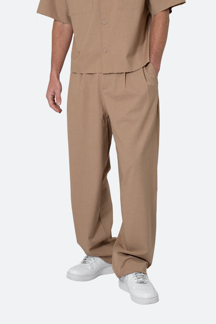 Baggy Trouser Pants - Khaki