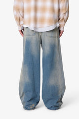 Baggy Washed Rave Denim - Medium Blue
