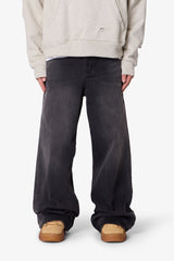 Baggy Washed Rave Denim - Vintage Black