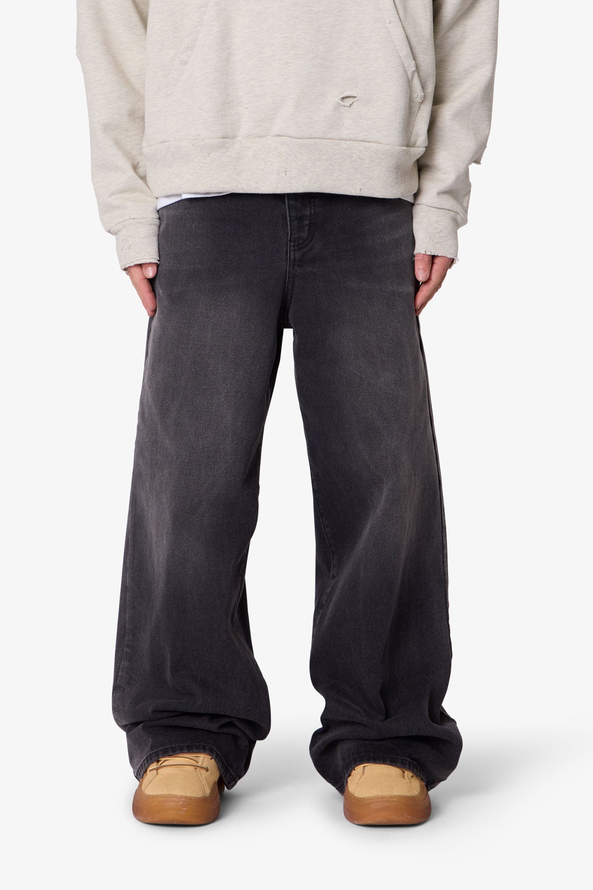 Baggy Washed Rave Denim - Vintage Black | mnml