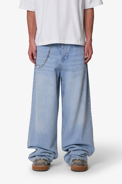Baggy Washed Rave Denim - Washed Blue