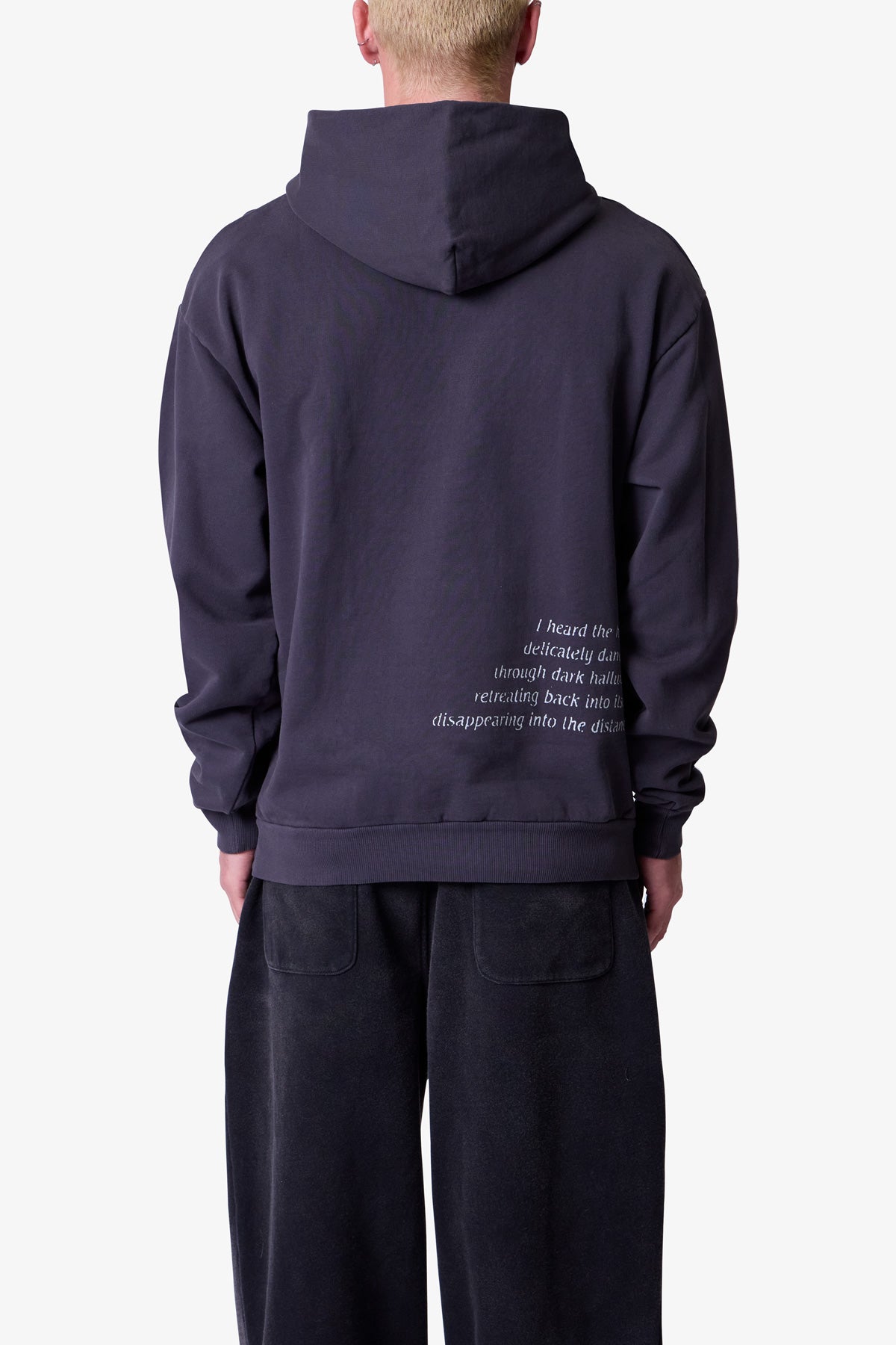 MNML BALLET フーディ パーカー Washed Black 送料込み Ballet Hoodie - Washed Black | mnml | shop now