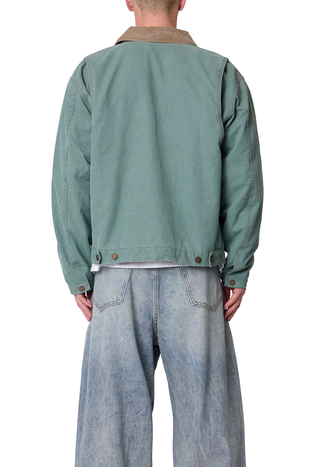 Blanket Lined Work Jacket - Green | mnml