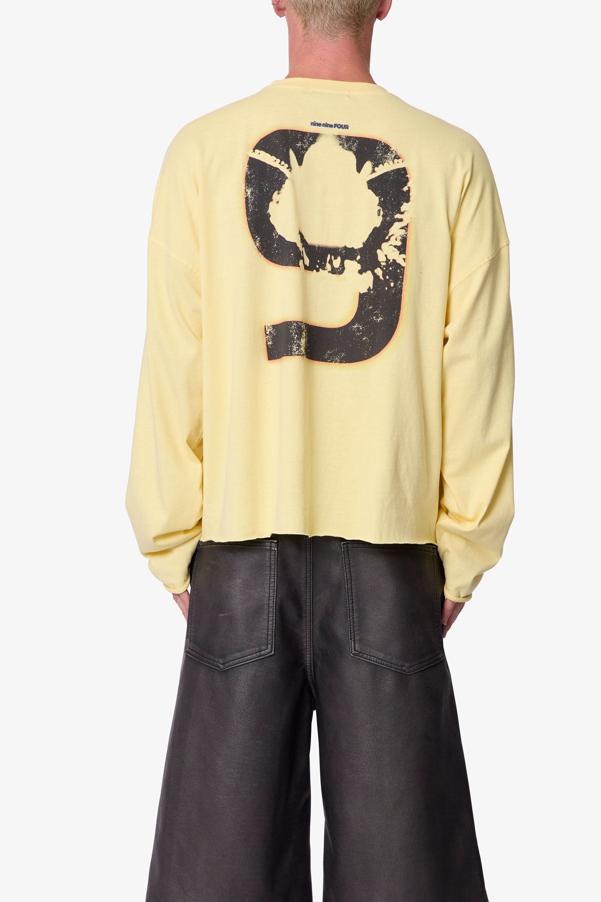 Bleeding L/S Tee - Yelllow | mnml