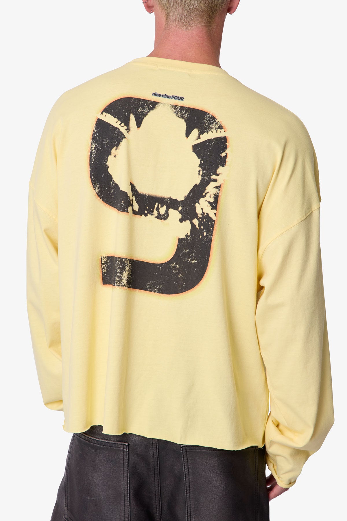 Bleeding L/S Tee - Yelllow | mnml