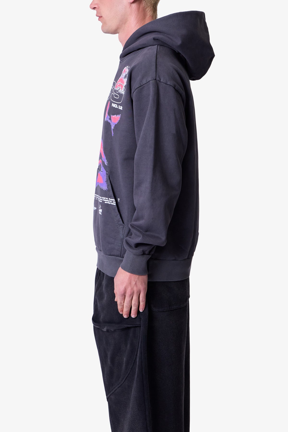MNML BLISS フーディ パーカー Washed Black 送料込み Bliss Hoodie - Washed Black | mnml | shop now