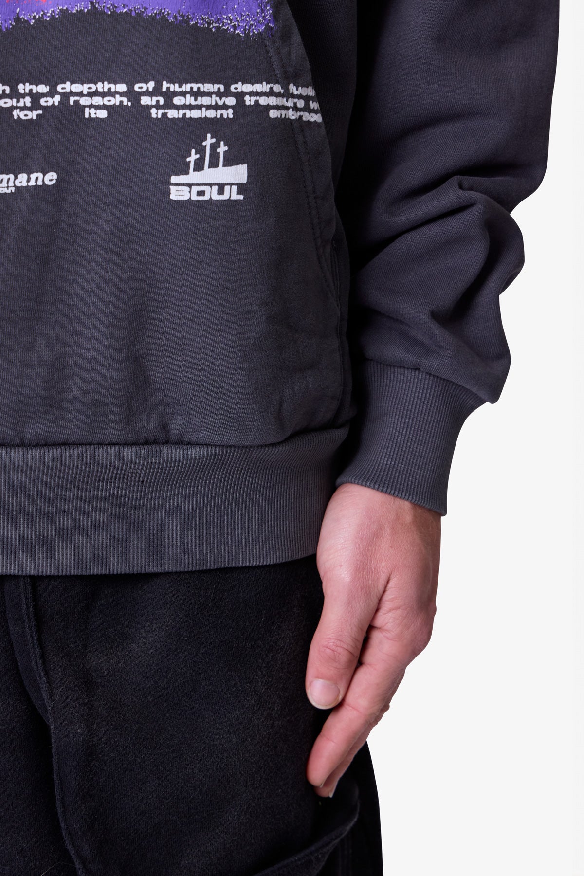 MNML BLISS フーディ パーカー Washed Black 送料込み Bliss-Hoodie-Washed-Black-5.