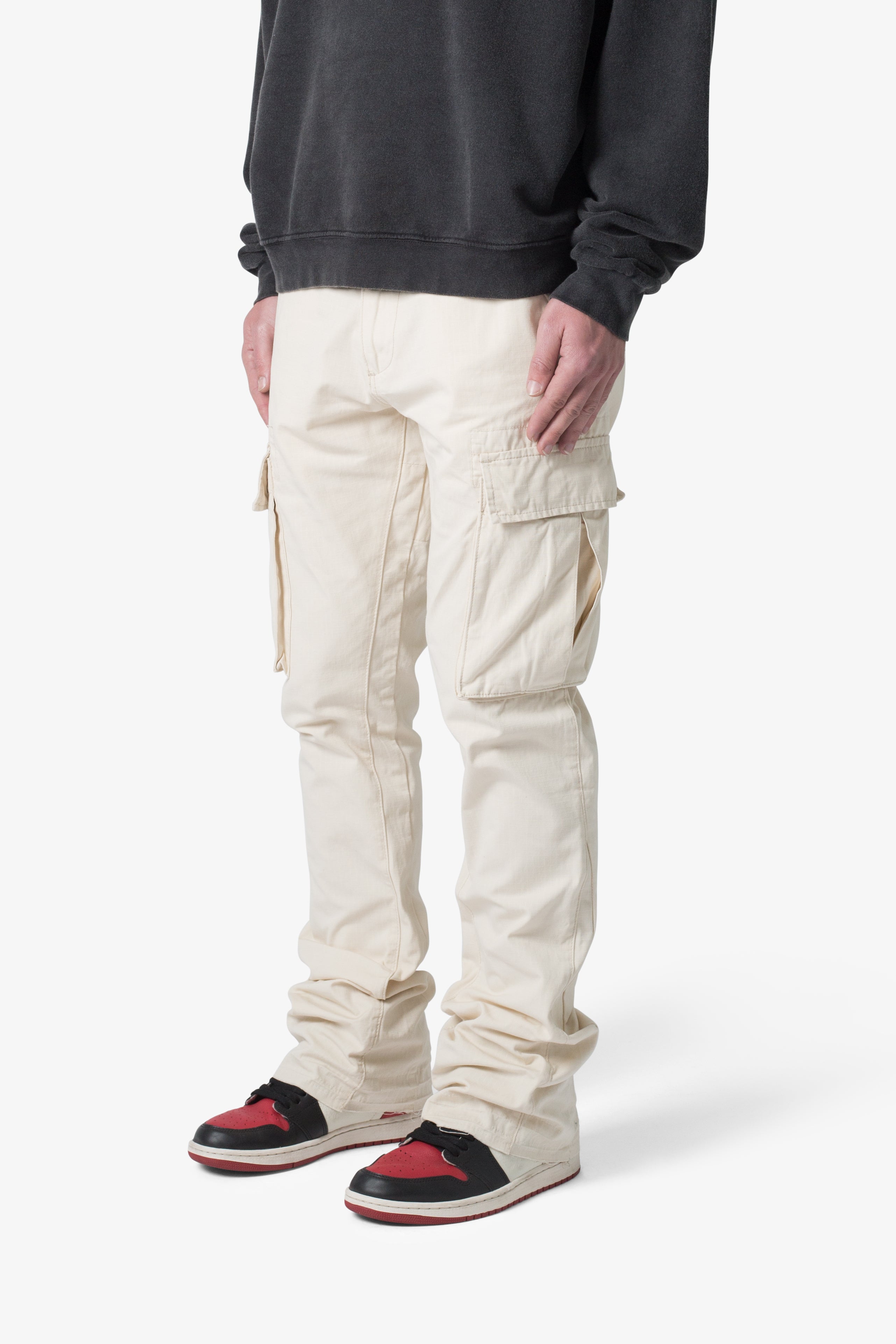 Bootcut-Cargo-Pants-Khaki-4.