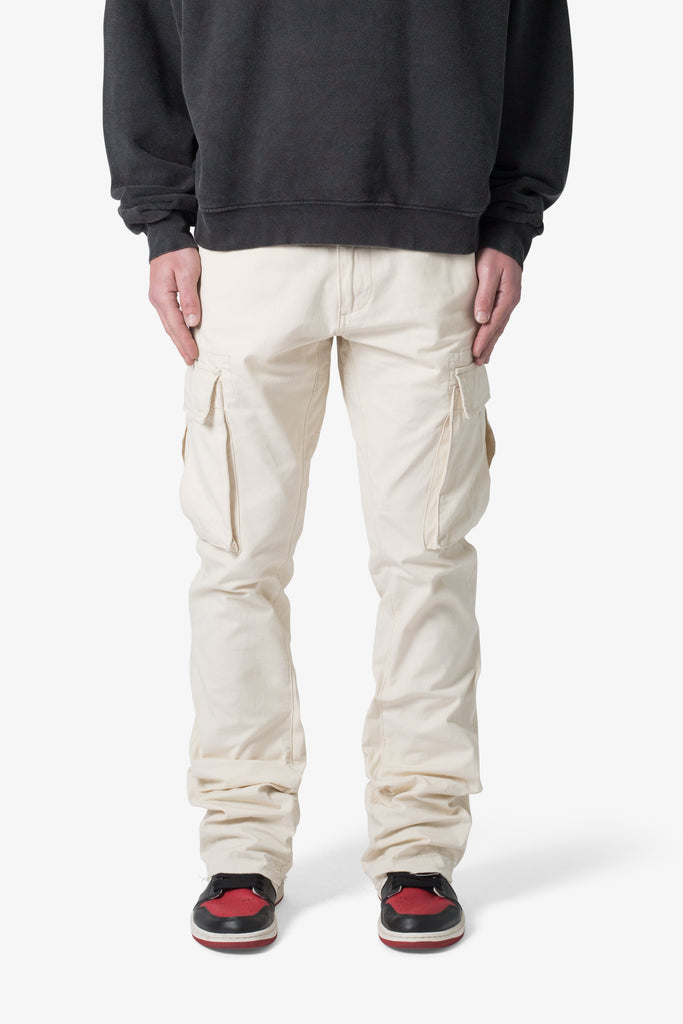 Bootcut Cargo Pants - Khaki | mnml | shop now