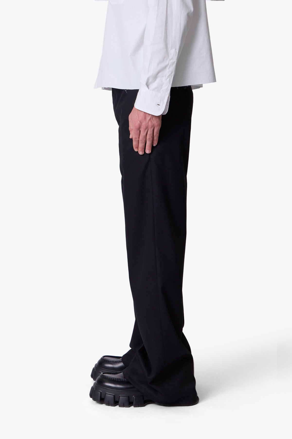 Men's Bootcut Dress Pants - Black / 34
