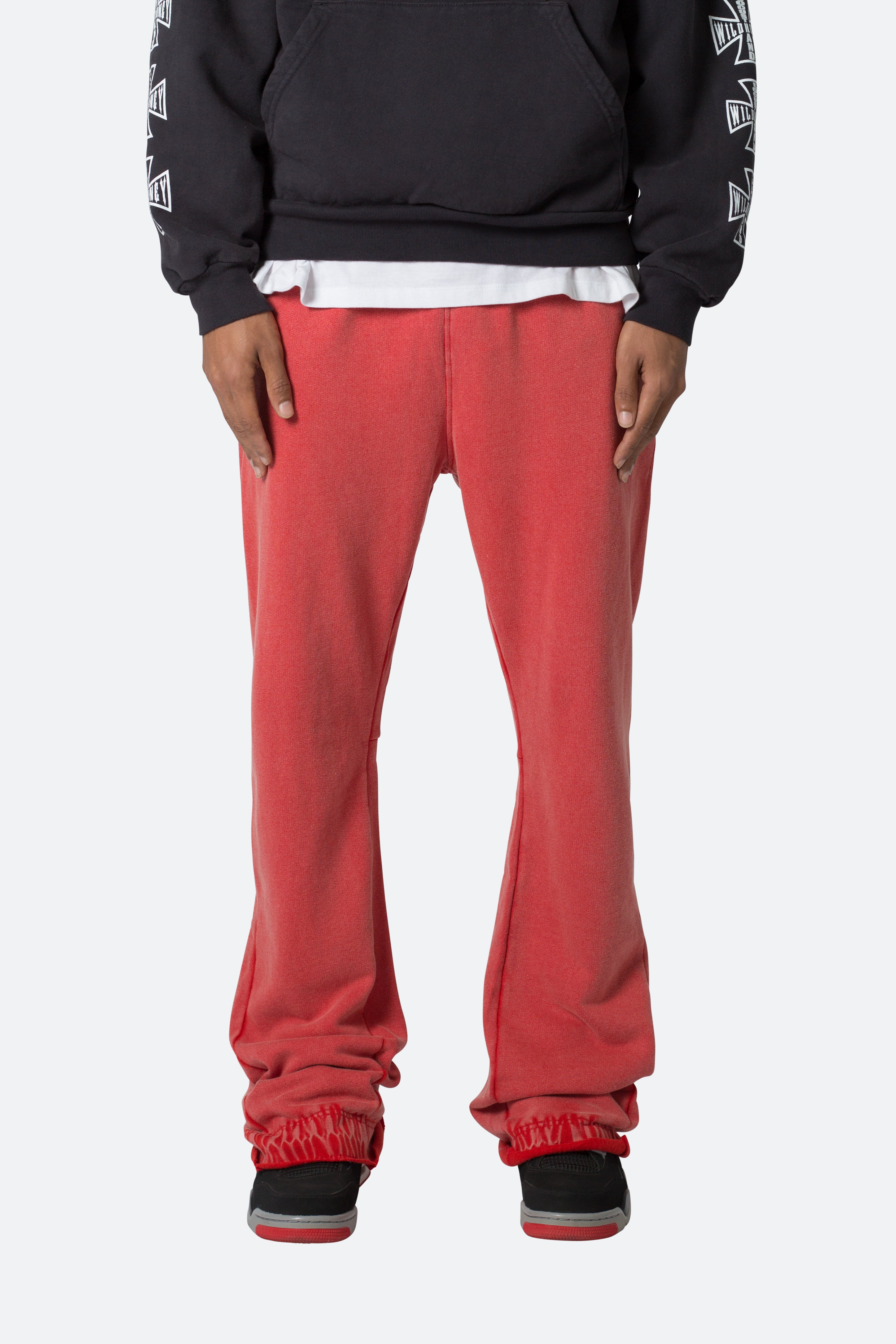 Faded Bootcut Sweatpants 2 Pack - Washed Black/Washed Mauve