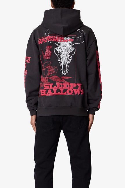 Bullskull Hoodie - Washed Black