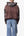 Camo Panelled Zip Up Hoodie - Brown