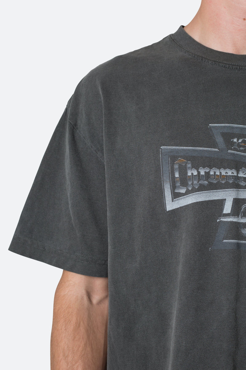 Chrome Knights Tee - Washed Black | mnml | shop now