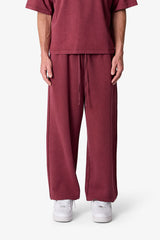 Cinch Sweatpants - Washed Maroon