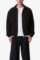 Chaqueta con cuello ajustable - Negro lavado