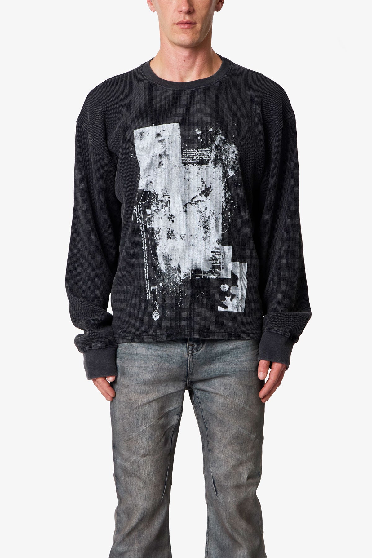 Corruption Thermal L/S Tee - Black | mnml