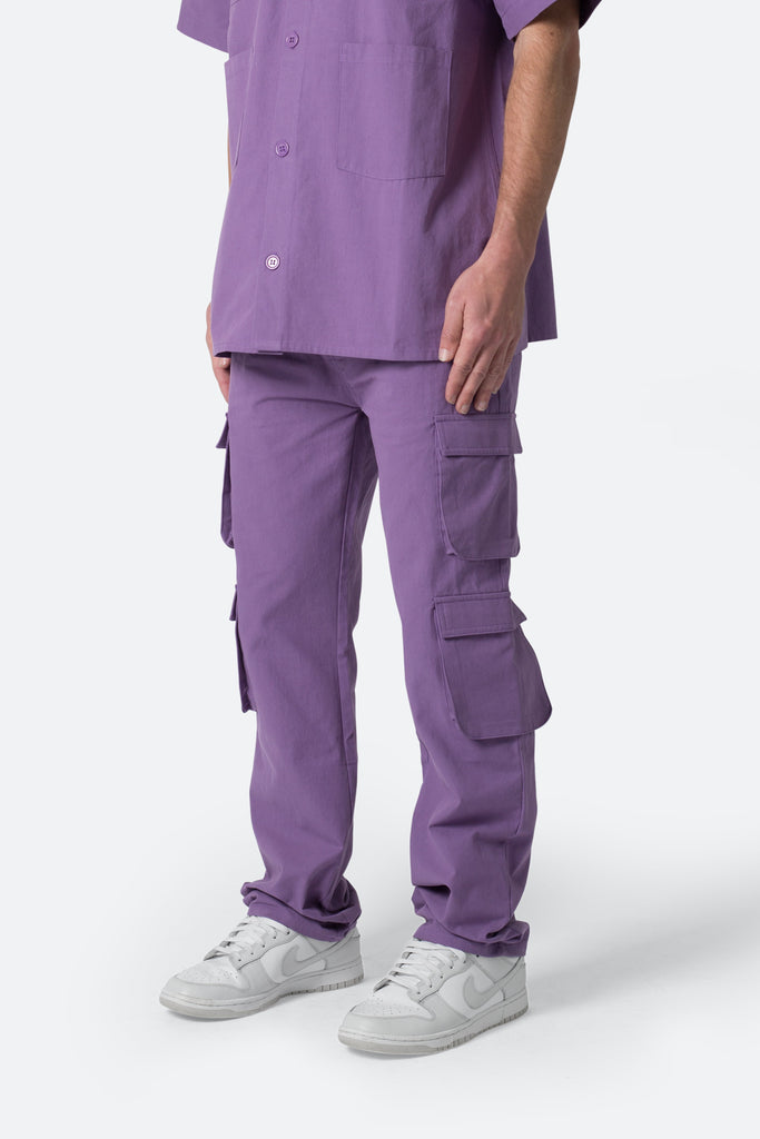Cargo Pants - Purple | mnml | shop now