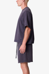 Cropped Tee - Slate