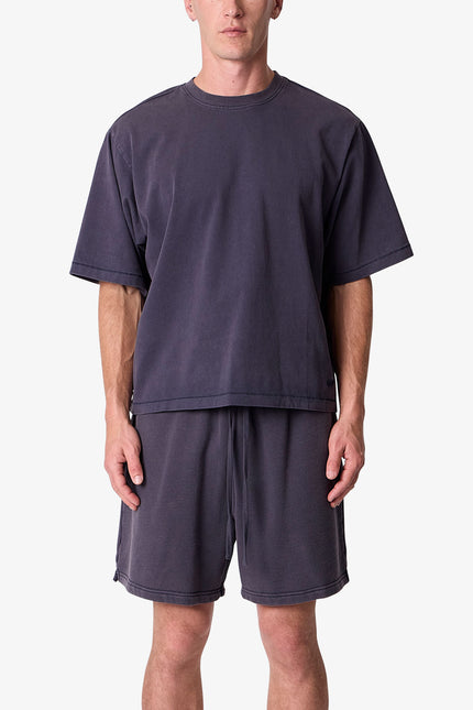 Cropped Tee - Washed Black
