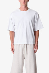 Cropped Tee - White