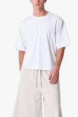 Cropped Tee - White