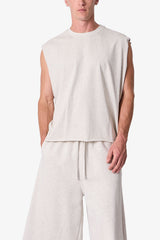 Cut Off Tank - Oatmeal