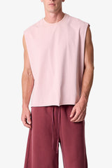 Cut Off Tank - Washed Pink