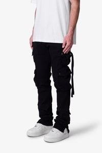 D152 Cargo Straight Denim - Black