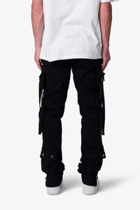D152 Cargo Straight Denim - Black