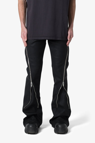 D519-Leather-Zipper-Flare-
