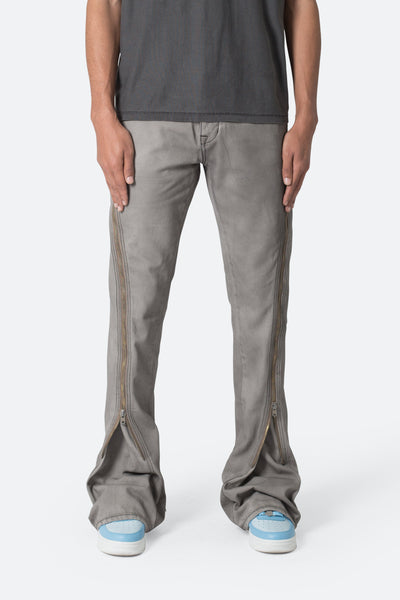 確実正規品S size goar.archive flare pants GOAR】STRAPPED OIL FLARE PANTS | AURUM