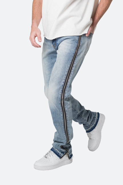 D558 Straight Stripe Denim - Blue